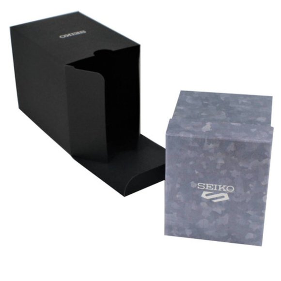 NEW SEIKO 5 SPORTS MEN'S SSK005 AUTOMATIC ORANGE DIAL GMT STAINLESS WATCH - Picture 7 of 8